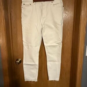 Re/Done Off-White Denim Jeans